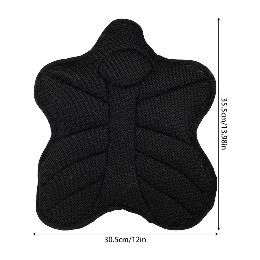 Motorcycle Cushion Cover Sunscreen Heat Insulation Cushion 3D Mesh Seat Cover eat Cushion Nonslip Cooling Down Seat Pad