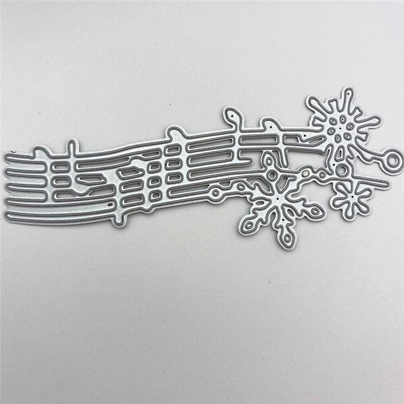 Note Snowflake Metal Cutting Die Stencils for DIY Scrapbooking Album Decorative Embossing Handmade Paper Cards Gift