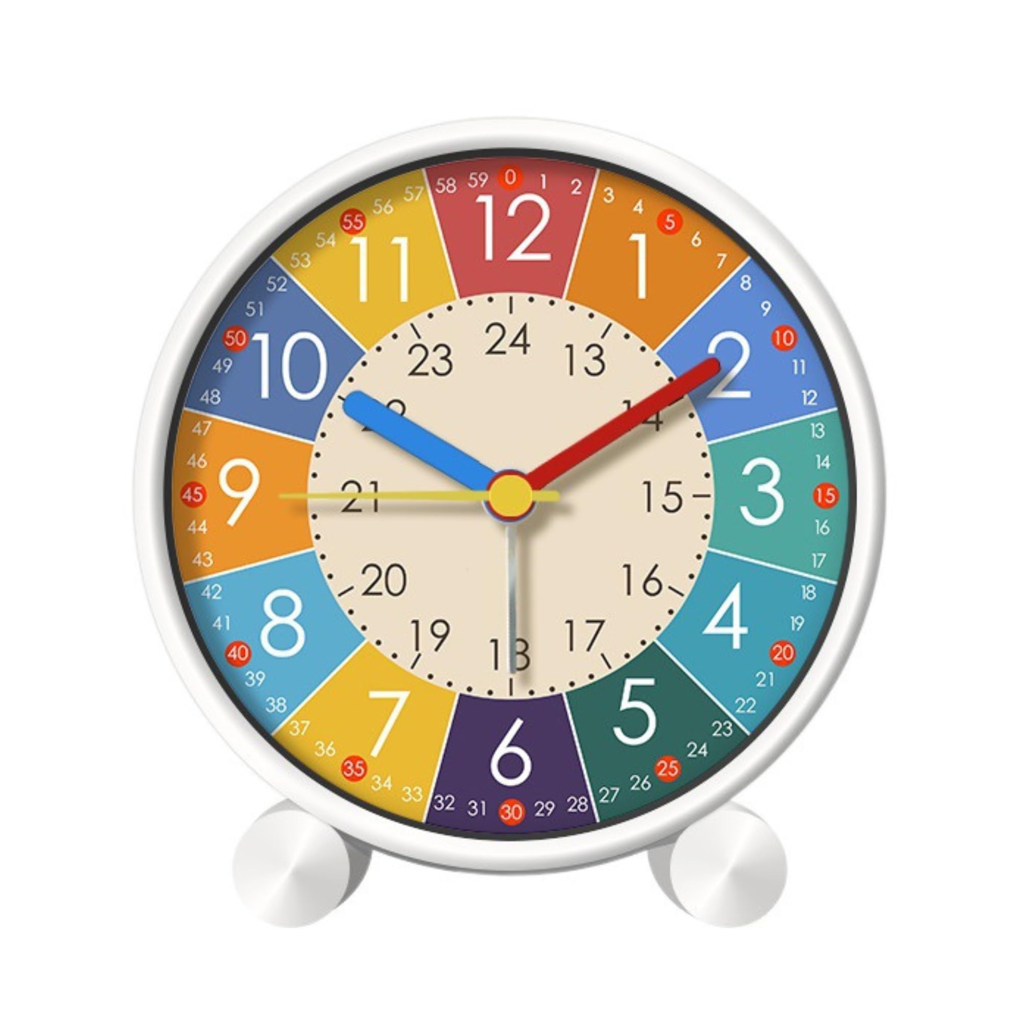 

NASSIA Alarm Clock, Table Clock, Kids , Loud, Colorful, Stylish, Desk Clock
