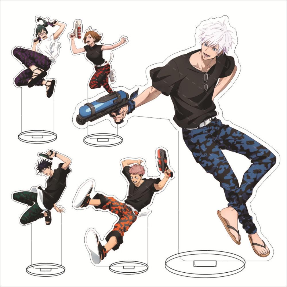 

Jujutsu Kaisen Water Gun Acrylic Stand featuring Yuji, Megumi, Satoru, and Nobara
