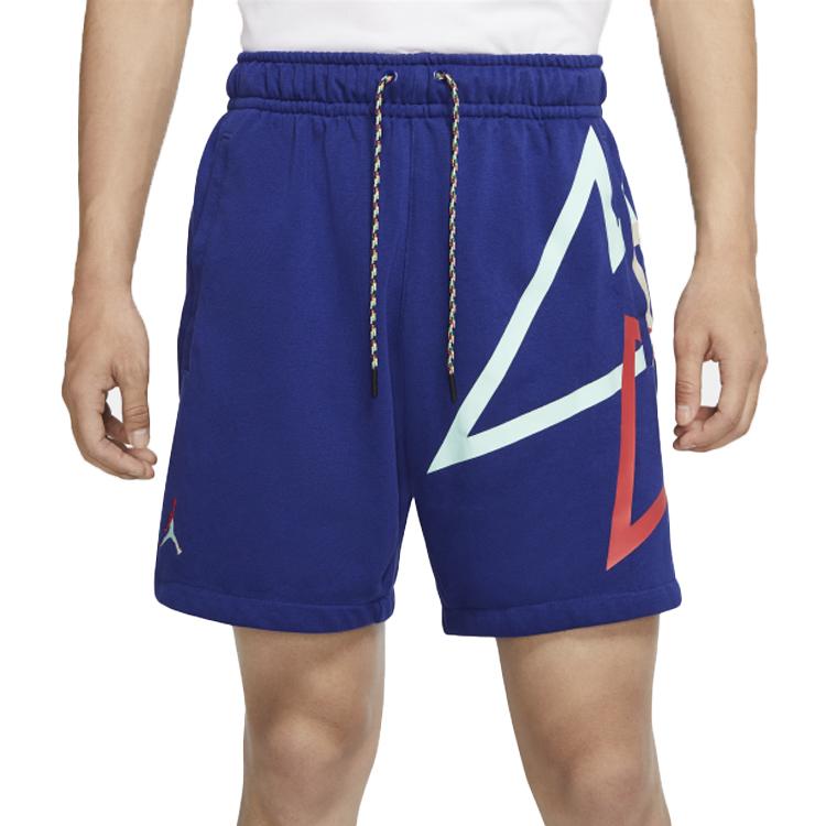 Jordan Sport DNA Mid-Waist Shorts with Jumpman Embroidery Men Bottoms Deep-Royal-Blue CZ5431-455