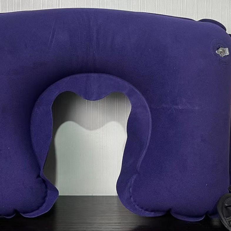 Inflatable Foldable Travel Neck Pillow - Portable U-Shaped Pillow for Camping, Car, and Travel