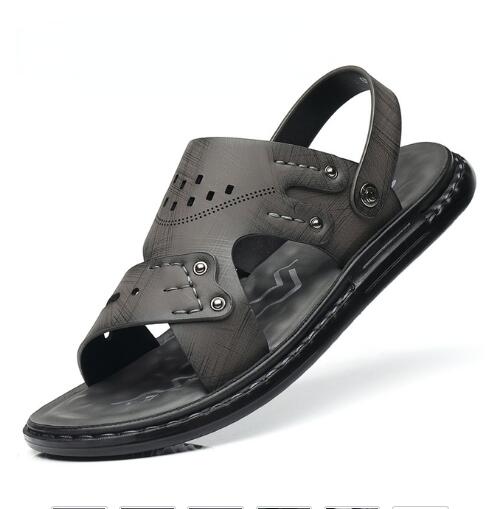 

Men s sandals wholesale summer non-slip beach shoes men s trade large size new flip-flops leisure outside to wear sandals D250 38