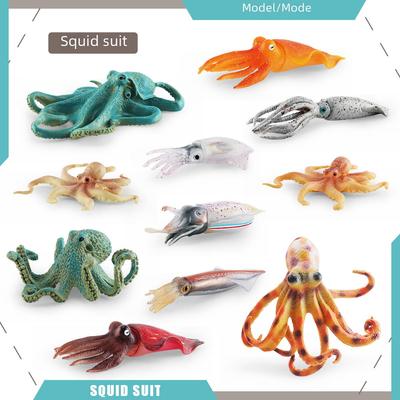 Cross-Border Marine Animal Model: Belemnite, Octopus, Squid Decorative Ornaments