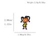 Creative Cartoon Brooch: Naughty Little Soldiers - Kids' Alloy Bag & Clothing Accessory