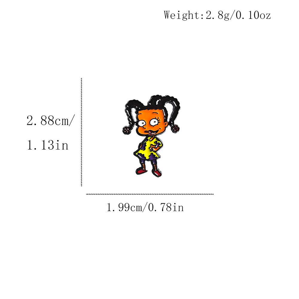 Creative Cartoon Brooch: Naughty Little Soldiers - Kids' Alloy Bag & Clothing Accessory