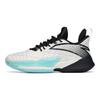 Anta Lightweight Crazy 3 Shock Absorption Non-Slip Durable Low-Top Basketball Shoes Men Sneakers White Black Blue 112221608-2