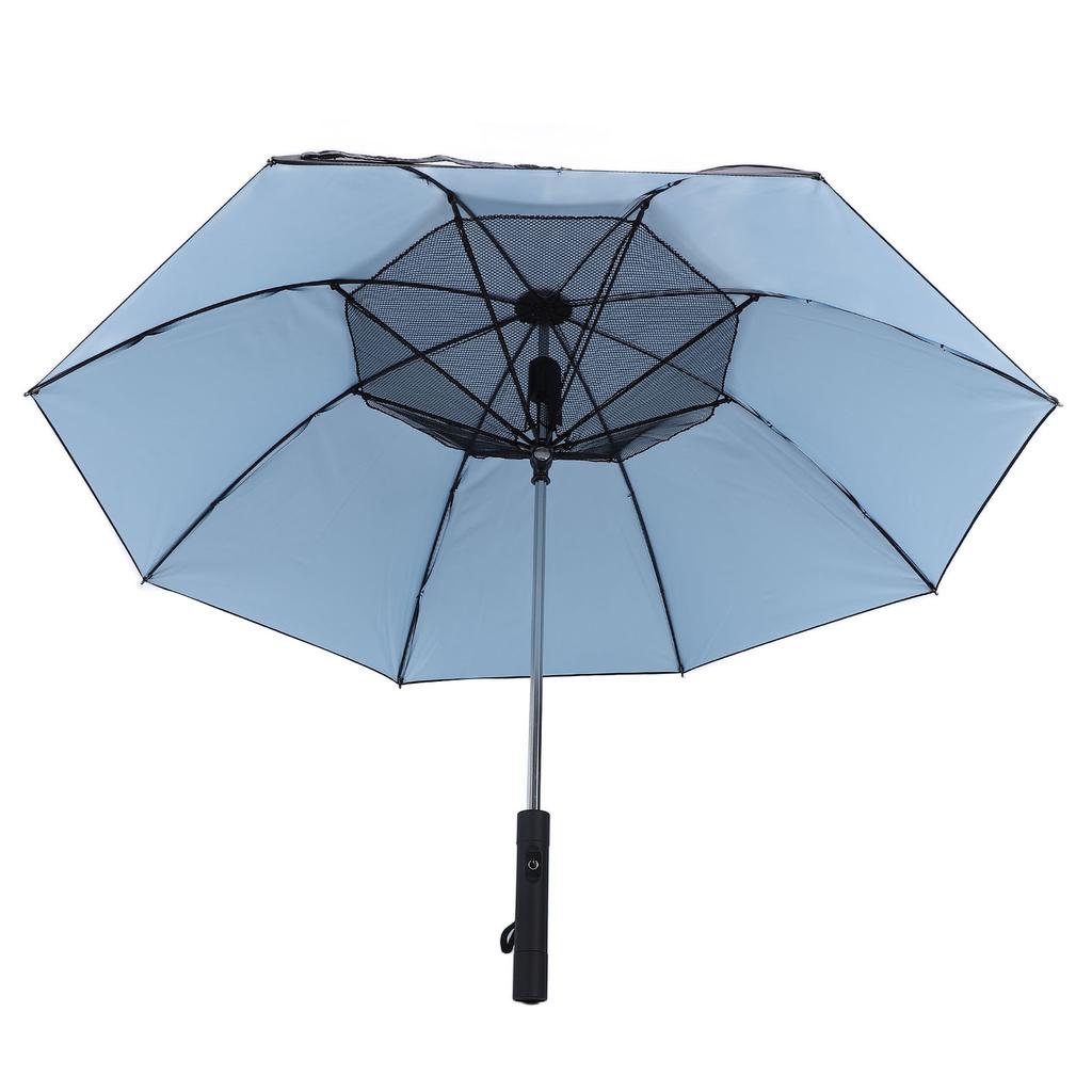 Sun Umbrella with Fan Sun Umbrella with Misting Fan Multi Functional Cooling Fan UV Sun Umbrella for Hot Sun Umbrella