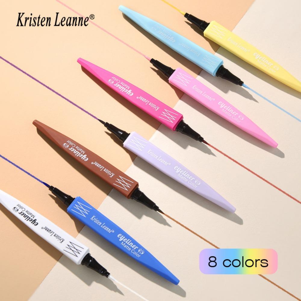 KRISTEN LEANNE Ultra -fine Pen Core Is Matte, Dry and Not Easy To Faint Color Eyeliner Pen