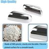 AUCERAMIC Chrome Plated Mirror Covers Caps Compatible With 2009-2014 Ford F150 2 Door 4 Door Side View Mirror Back Cover Cap Overlay