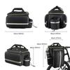Cycle Rear Rack Bag Lixada Bike Bag Road  Bag Travel Luggage Carriers Saddle Seats Panniers Bag Cycle Rear Rack Bag