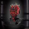 592Pcs Moc Star Battle A Great Looking Darth Maul Head Helmets Model Building Blocks Stacking Bricks Creative Kid Toy Gifts Diy