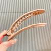 Korean Large BB Clip Simple Solid Color Seamless Hair Clip for Women Fashion Duckbill Clip Hairpin Girl Hair Accessories