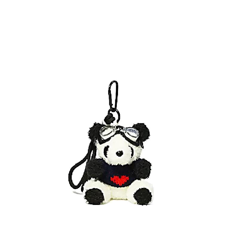 Niche Baking Bear Bag Pendant High-end Plush Toy Doll Schoolbag Pendant Cute Keychain