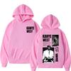 Felpa con Stampa Tour Rapper Kanye West Uomo Donna Felpa alla Moda Maniche Lunghe Gotico Punk Harajuku Felpa con Cappuccio Streetwear