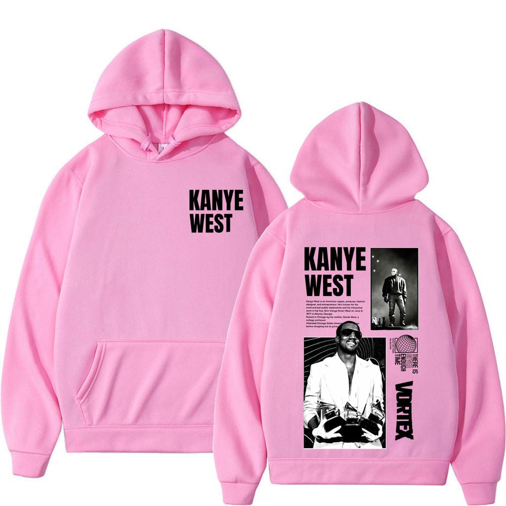 Felpa con Stampa Tour Rapper Kanye West Uomo Donna Felpa alla Moda Maniche Lunghe Gotico Punk Harajuku Felpa con Cappuccio Streetwear