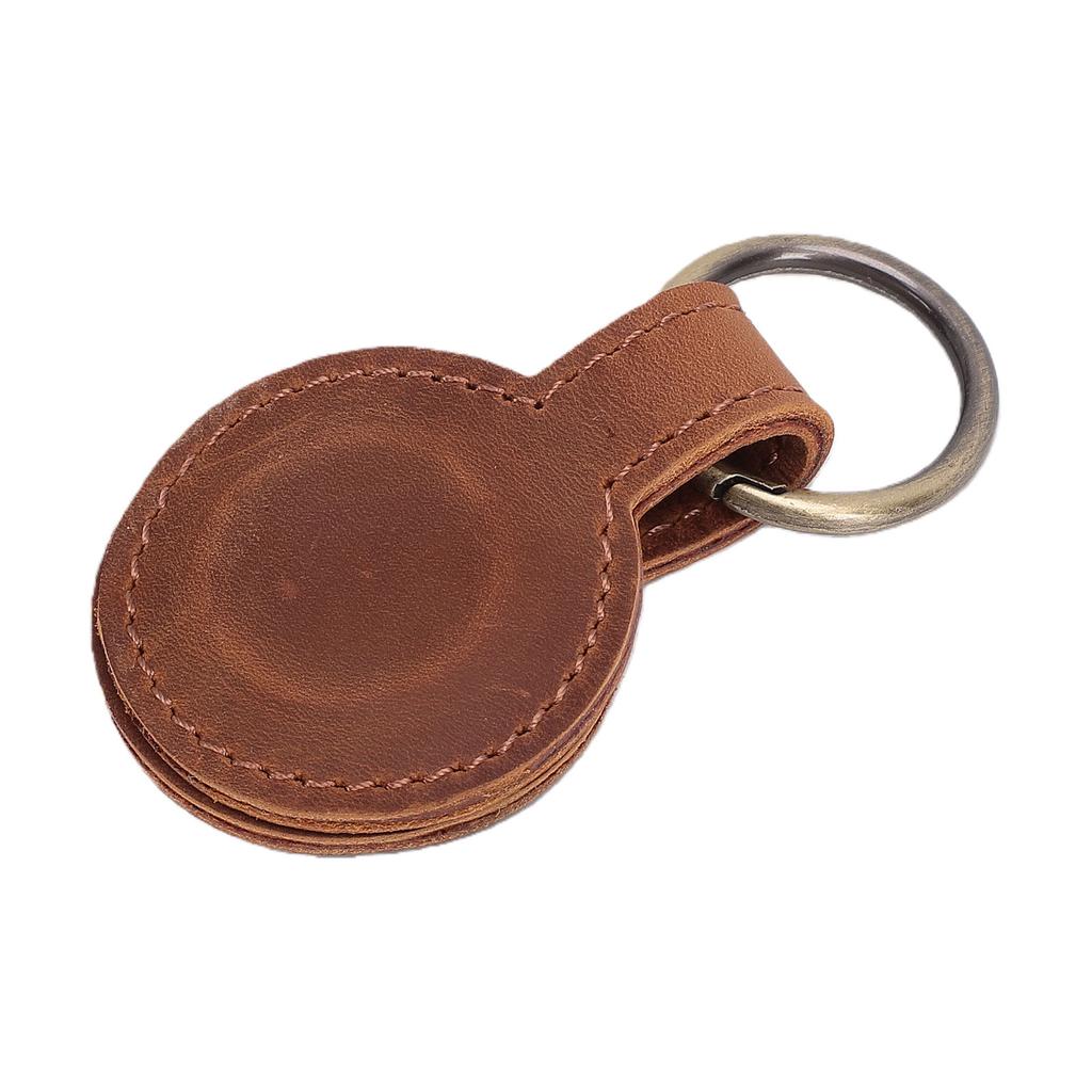 Clip Magnético para Sombrero para Viaje en Bolso Manos Libres Cuero PU Imán Fuerte Soporte Clip para Sombrero Forma Redonda Marrón