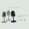 Lightweight Vintage Microphone Props Model Retro Microphone Stage Table Decor for Kids Party Pretend Toy 165mm/6.5-inch