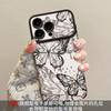 Retro Butterfly Chain Is Suitable for Apple 17promax Mobile Phone Case Iphone15 Silicone 16 Flip Fur 14 Huawei