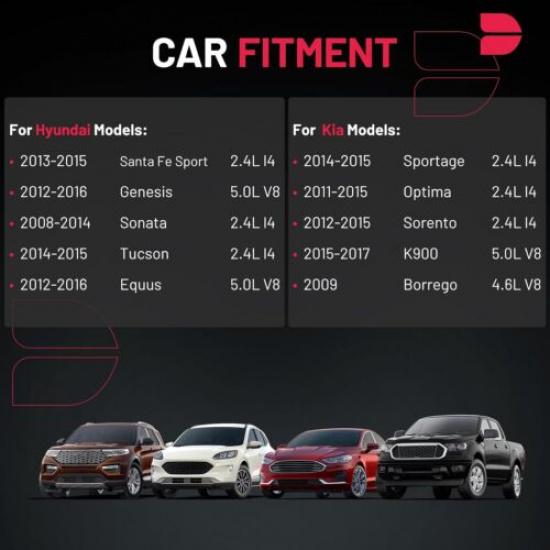 4PCS Ignition Coils & Spark Plugs For 2011-2015 Kia Optima Hyundai Sonata UF611