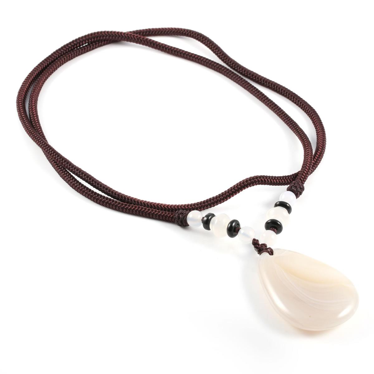 

Новое стильное радужное ожерелье 70 см с каплевидной подвеской из агата, подвески, драгоценный камень для элегантных женщин, свадебная одежда, украшения 45 x 30 mm