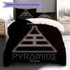 M Pokora Pattern Bedding,Quilt Set Quilt Cover Pillowcase Home Birthday Gift (1 * duvet cover + 2 * pillowcase, without core)