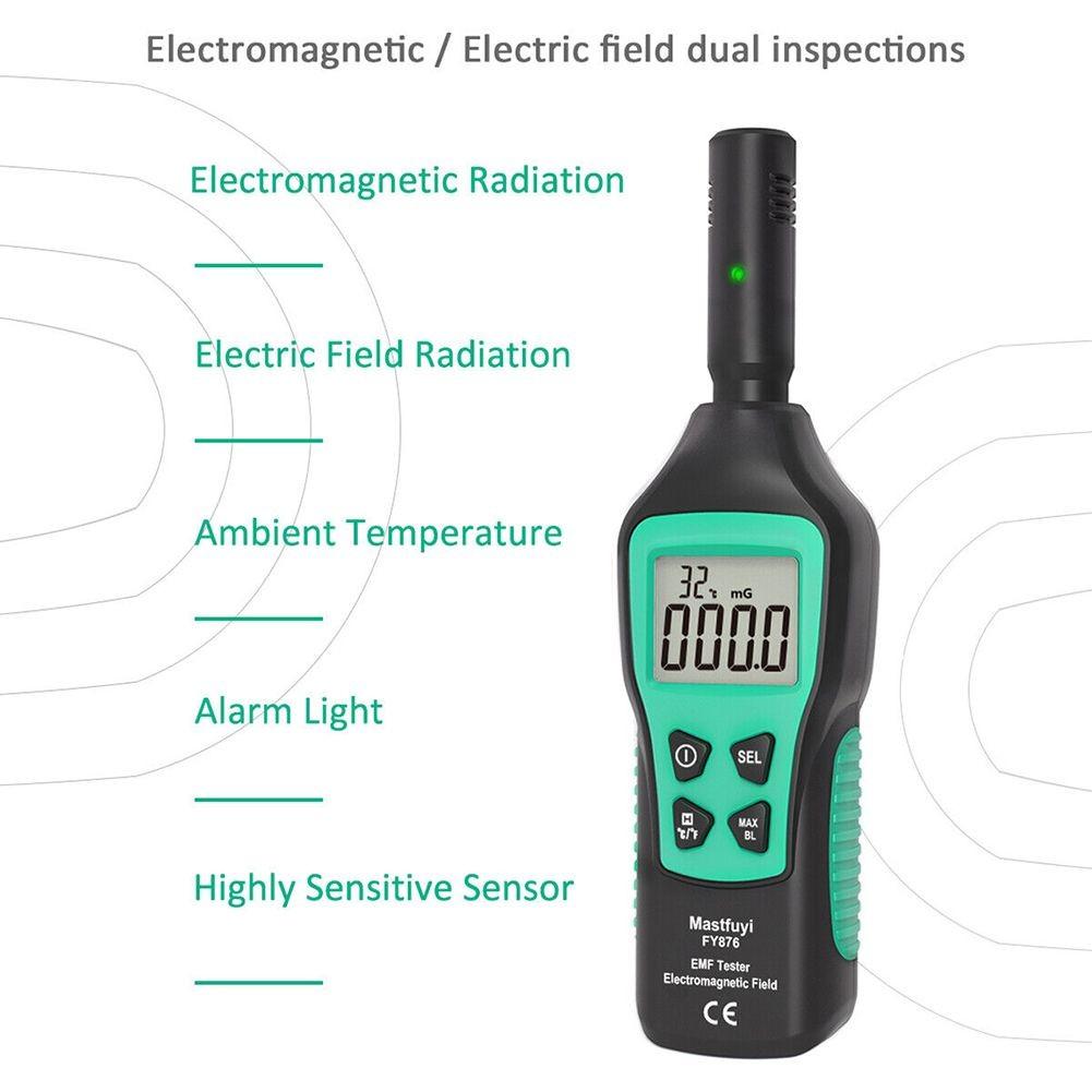 Electromagnetic Field Tester Digital Sensor Reader EMF Meter Radiation Detector