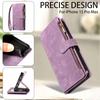 Suitable for iPhone 16 Wallet-style Phone Case, Retro Zipper Apple 17 Pro Max Back Cover Leather Case, Samsung S25