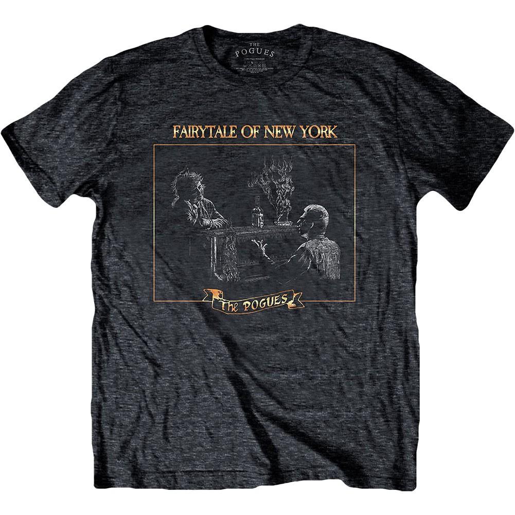 Men s Pogues Fairytale Piano Slim Fit T-shirt Medium Heather 4XL