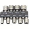 Wind-Proof Socket Set, Hot-Treated, 6.35mm Hexagonal Side-by-Side, 5-13mm Thread Size