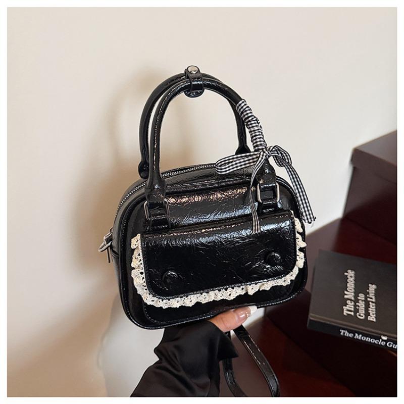 

Премиальная маленькая сумка женская новая универсальная сумка-мессенджер изысканная портативная сумка-подушка маленькая сумка чёрный