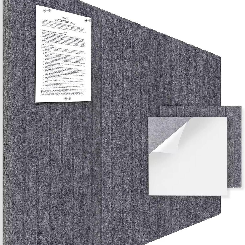 Striped Polyester Sound Absorption Board for Office, Cinema, or Piano Room
