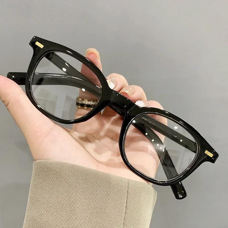 2pcs 0+100+150~+400 Hyperopia Glasses Women Anti Blue Light Stylish Eye Wear Men High Quality Business Reading Glasses Premium