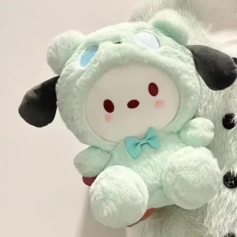 25cm Sanrio  Kuromi Mymelody Cinnamorol Kawaii Anime Plush Toys Soft Stuffed Doll Plushie Pillow Xmas Gift Decor