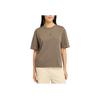 Timberland Outdoor Breathable Solid Color Comfortable Loose Fit Short Sleeve T-Shirt Women T-Shirts Chocolate A5NJE-BK0