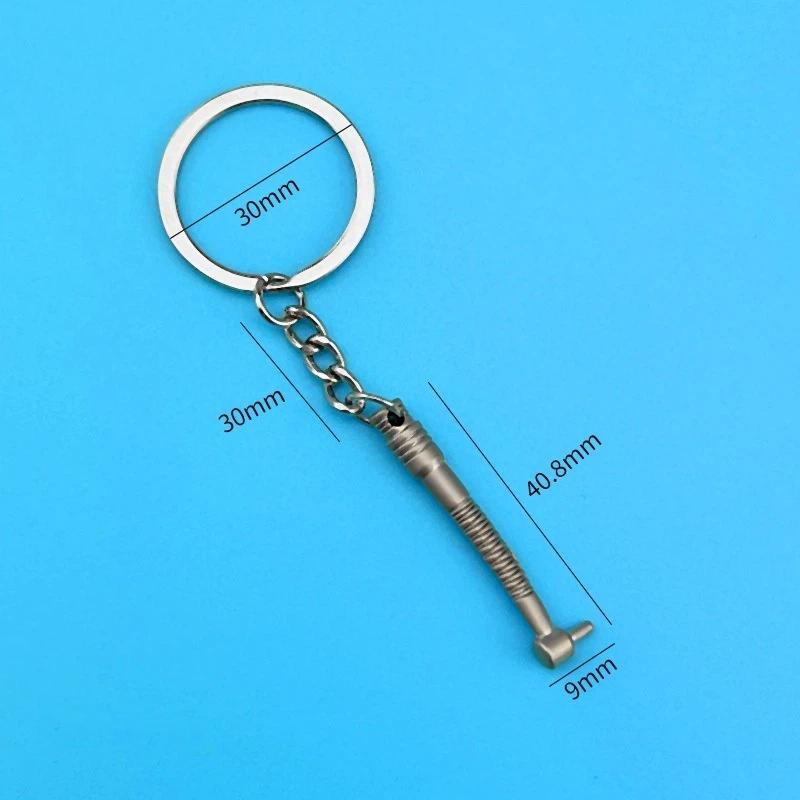 Mini Dental Tools Teeth Keychain Simulation Tooth Key Holder Clinic Promotion Gift