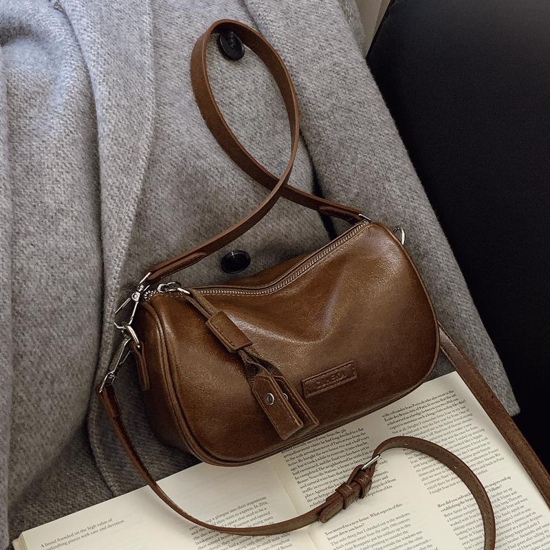 

Fashion popular bag retro new broadband messenger bag women s bag pillow bag shoulder bag armpit bag коричневый