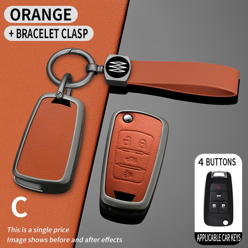 Chevrolet Malibu 2012-2018 Folding Key Case - Premium Protective Shell for Men and Women