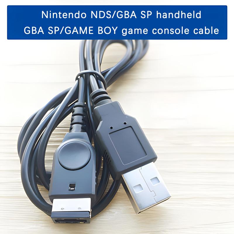1ks Černý USB Nabíjecí Kabel Advance Nabíjecí Kabel Pro/Sp/Gba/Gameboy/Nintendo/Ds