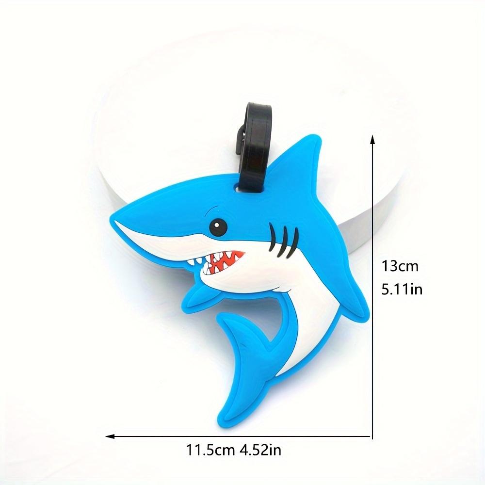 1Pc Shark Luggage Tag Pendant Accessories Travel Necessities Airport Checked Luggage Items Anti-Lost Tag Boarding Pass
