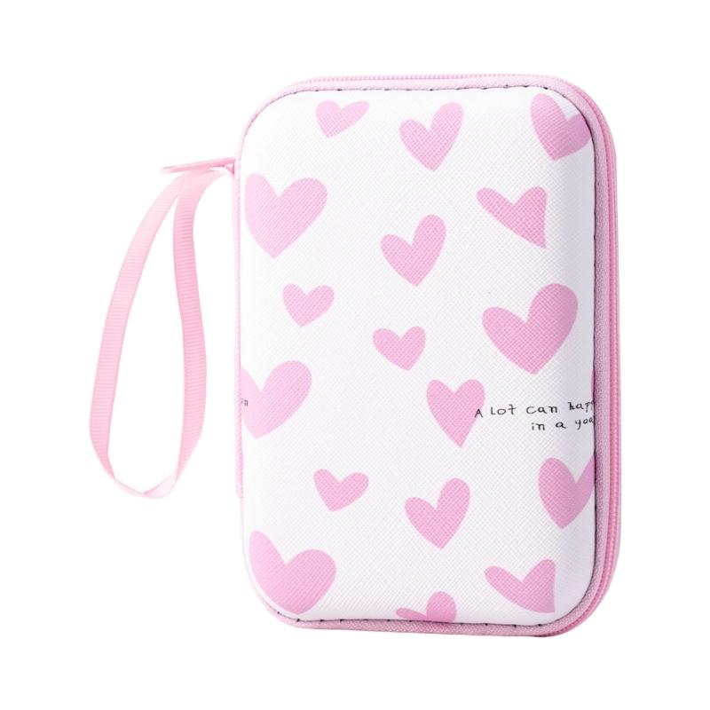 Bright Cartoon Pattern EVA Organizers Bag With Grid Compartments Smooth Zippers Portable For Office Travel