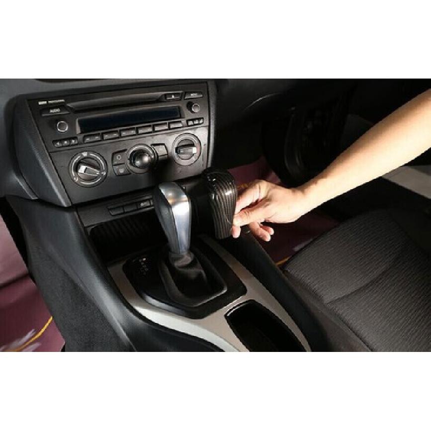2005-12 For BMW 3-Series E90 Central Console Gear Carbon Fiber Shift Knob Cover