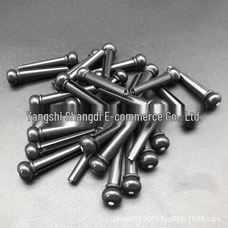 Folk Acoustic Guitar String Peg Set with Bridge Pins, Cone, and Retainers