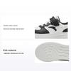 Comfortable Versatile Non-Slip Wear-Resistant Low-Top Kids Skate Shoes Kids Sneakers Black White A12449988-1