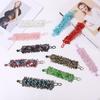Handmade Bohemian Ethnic Style Beaded Bracelet With Natural Stone Chips Hollow Seed Beads Women Men