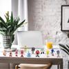12 pcs Sonic Mini Figures Set for Baby Shower Birthday Theme Party Supplies
