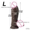 Realistic Silicone Sex Toy: Large Fake Penis Female Masturbator