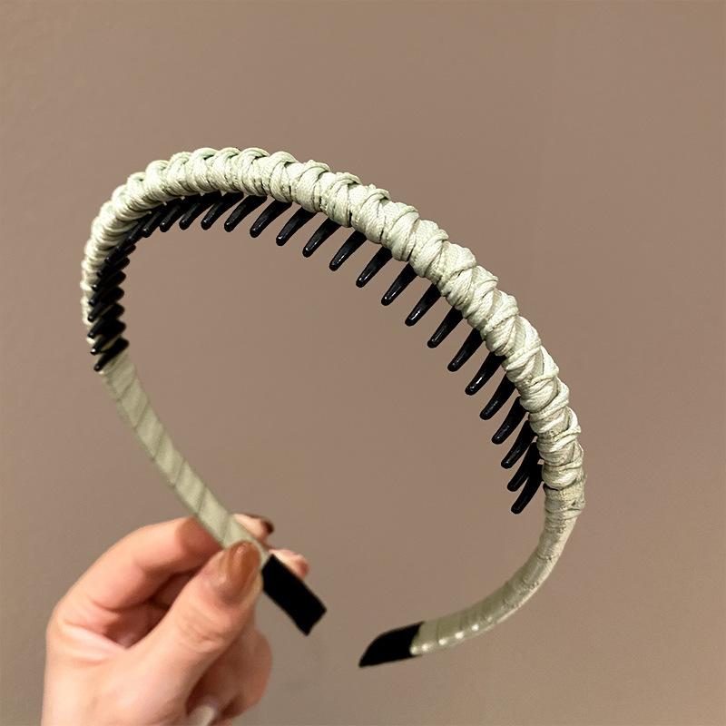 Hairband Headband for Women, Non-slip Hair Pressing and Face Washing, Special for Hair Tidying, Fashionable Headdress with Teeth
