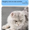 Kedi Kumu Matı Çift Katmanlı Su Geçirmez İdrar Geçirmez Tuzak Matı Kolay Temizlenebilir Kaymaz Tuvalet Pedi Kedi Tırmalama Pedi Büyük Ayak Pedi