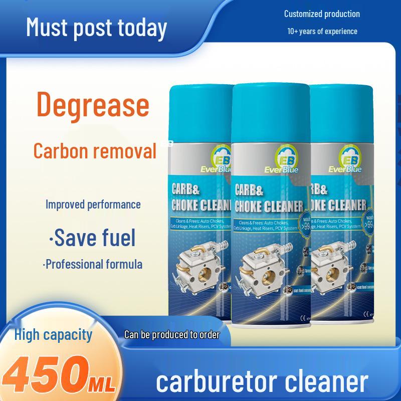 450ml High-Efficiency Carburetor Cleaner & Degreaser for Oil Stains